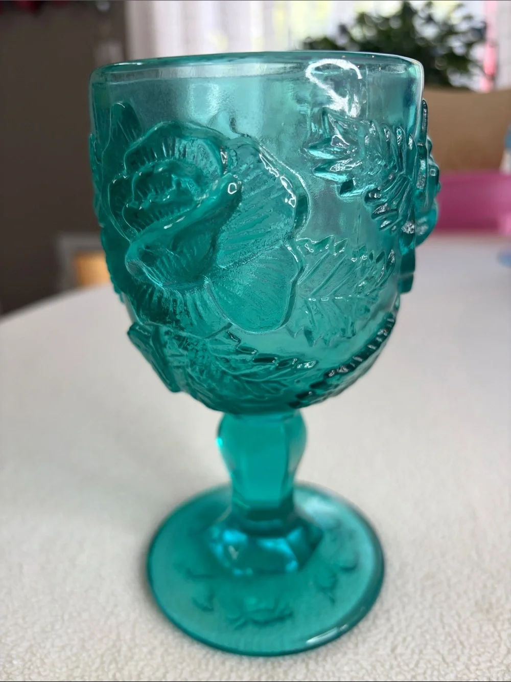 Vintage Madonna Inn Wild Rose Pattern 1 Water Glasses
